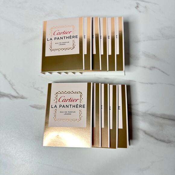Cartier La Panthère Eau de Parfum Legere Sample Card Vial 1.5ml Lot 11 Fragrance - Picture 1 of 3